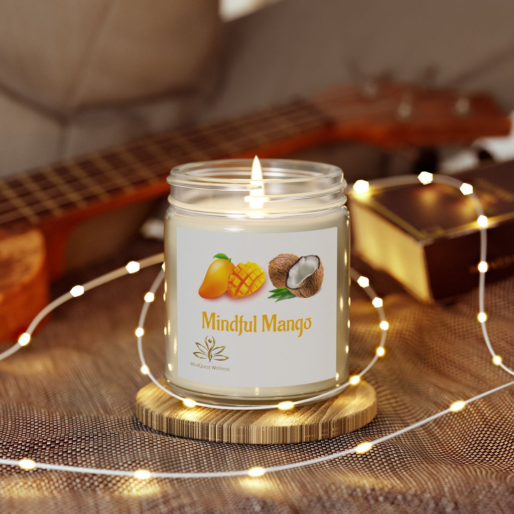 Mindful Mango Coconut Apricot Wax Candle (4oz & 9oz)