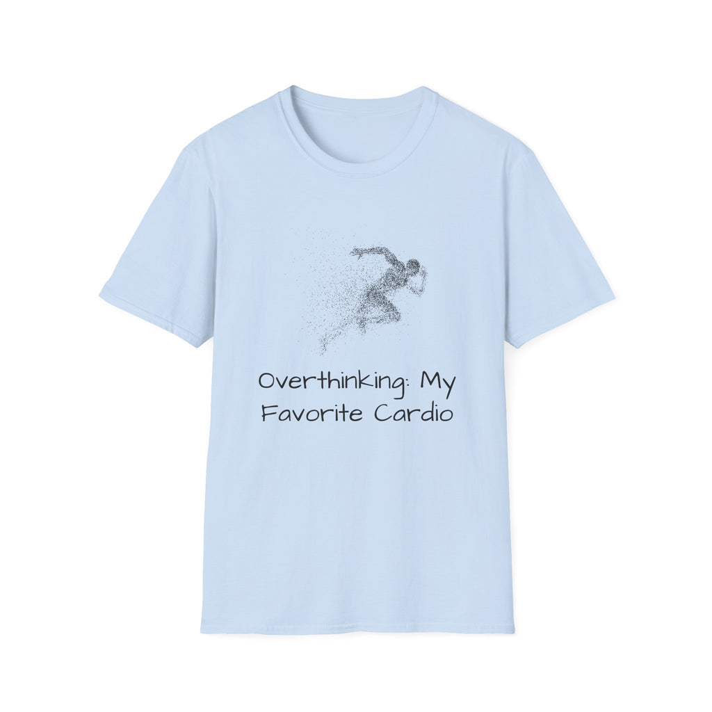 "Overthinking: My Favorite Cardio" Runner Graphic Tee