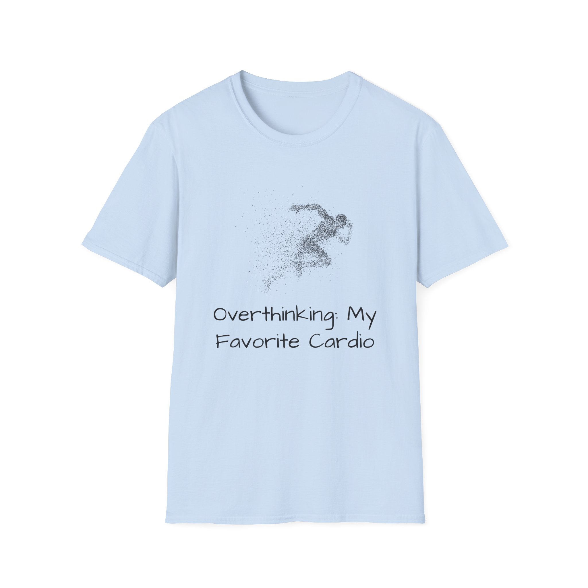 "Overthinking: My Favorite Cardio" Runner Graphic Tee