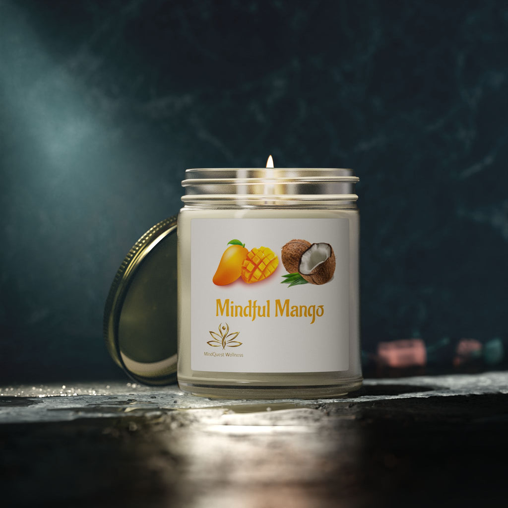 Mindful Mango Coconut Apricot Wax Candle (4oz & 9oz)