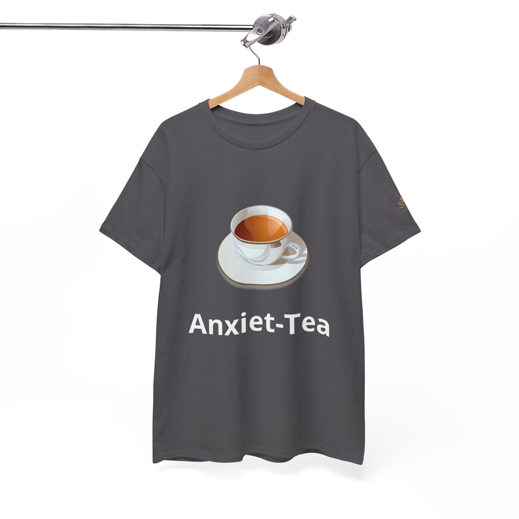 Anxiet-Tea Tee — Funny Tea Cup Graphic T-Shirt for Anxious & Introverted Adults