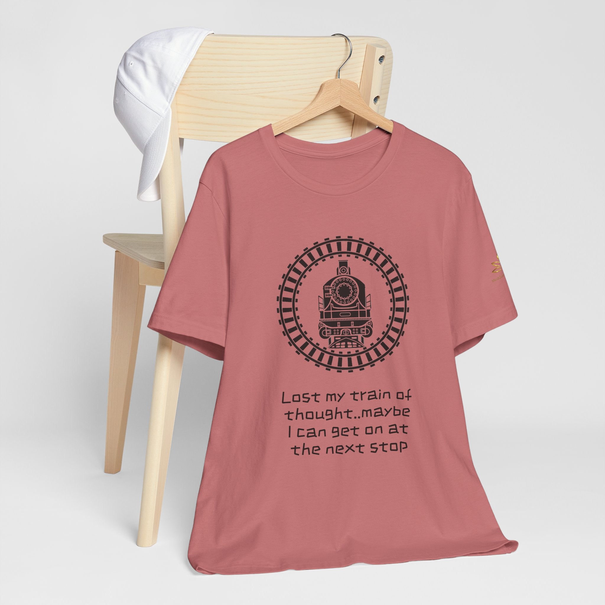 Train of Thought T-Shirt — 'Lost my train of thought... maybe I can get on at the next stop'