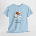 Tea Cup Tee — "Spilling the Tea-rapy" Graphic T-Shirt