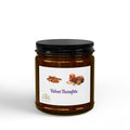 Velvet Thoughts Scented Soy Candle — Amber Jar with Black Lid (4oz & 9oz)