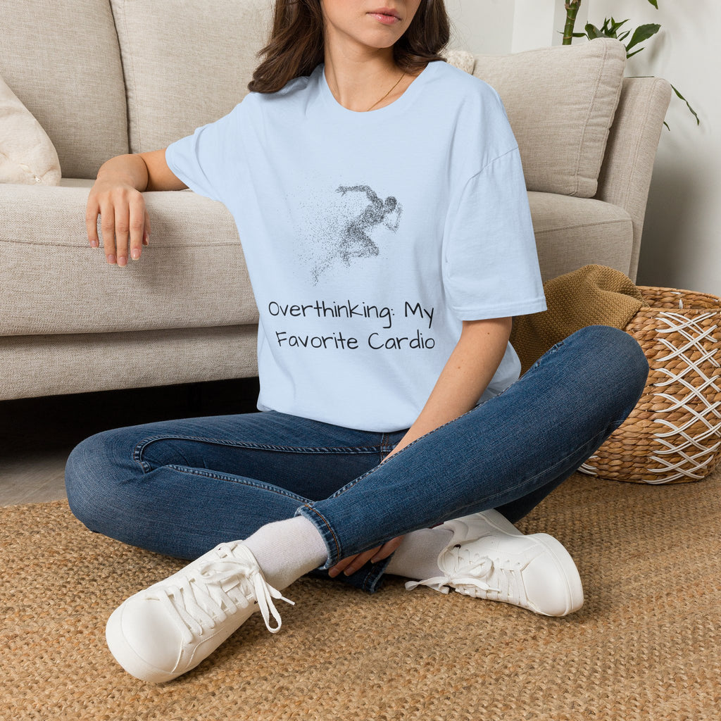 "Overthinking: My Favorite Cardio" Runner Graphic Tee