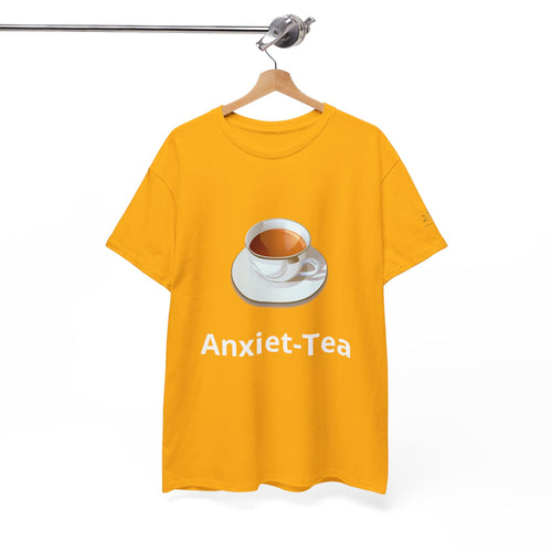 Anxiet-Tea Tee — Funny Tea Cup Graphic T-Shirt for Anxious & Introverted Adults