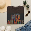 No Auntie Zone T‑Shirt — Funny Bold Retro Floral Graphic Tee