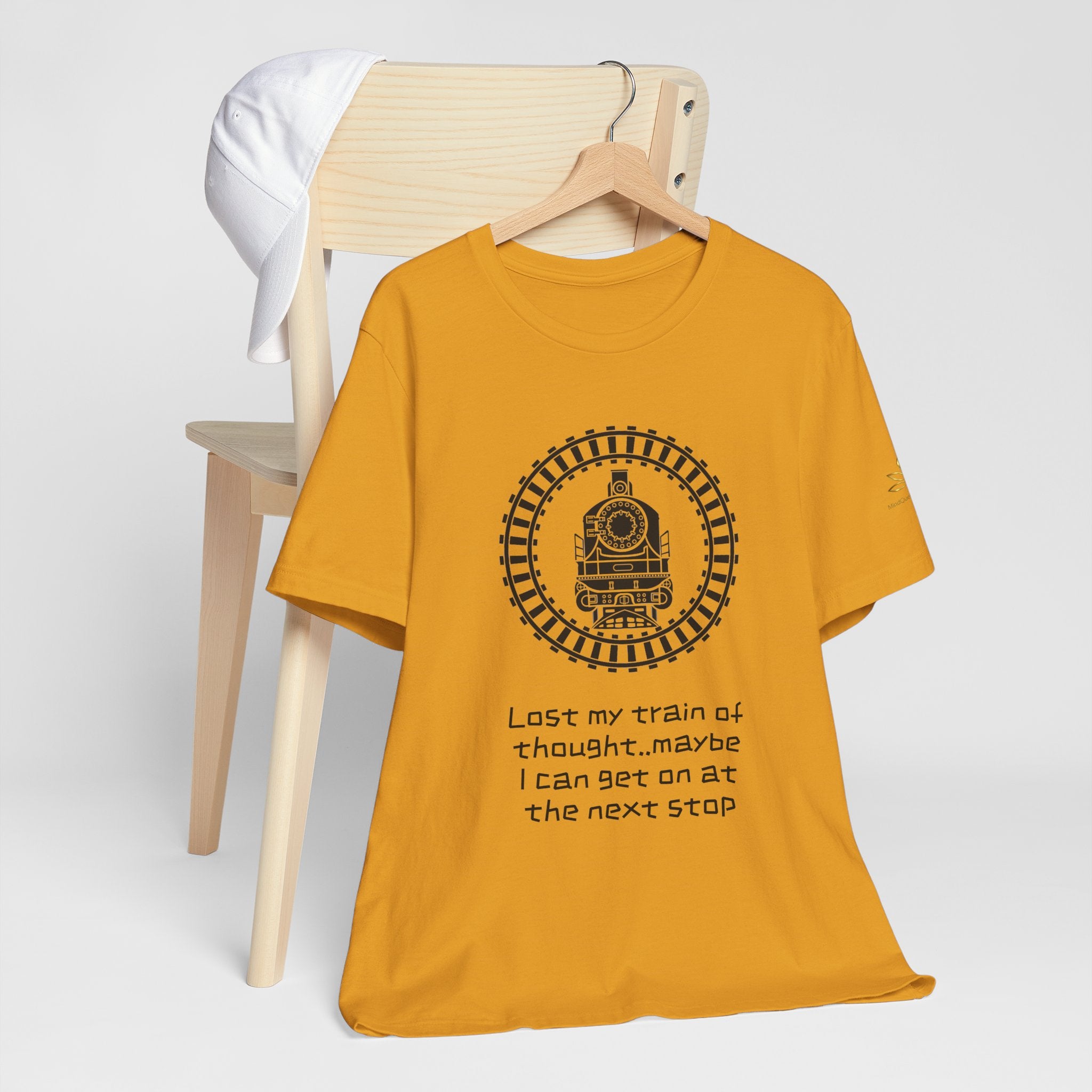 Train of Thought T-Shirt — 'Lost my train of thought... maybe I can get on at the next stop'