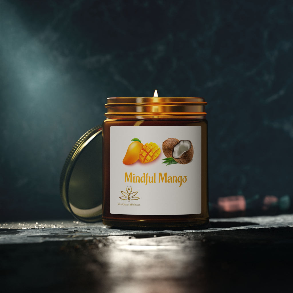 Mindful Mango Coconut Apricot Wax Candle (4oz & 9oz)