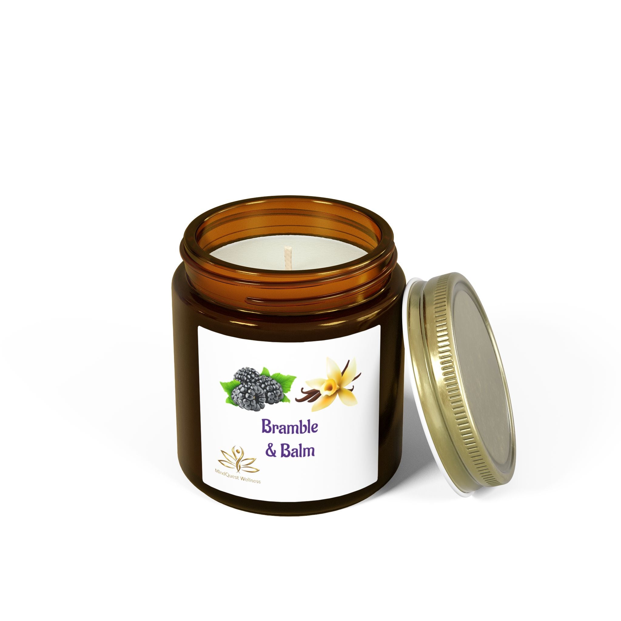 Bramble & Balm Coconut Apricot Wax Candle (4oz/9oz)