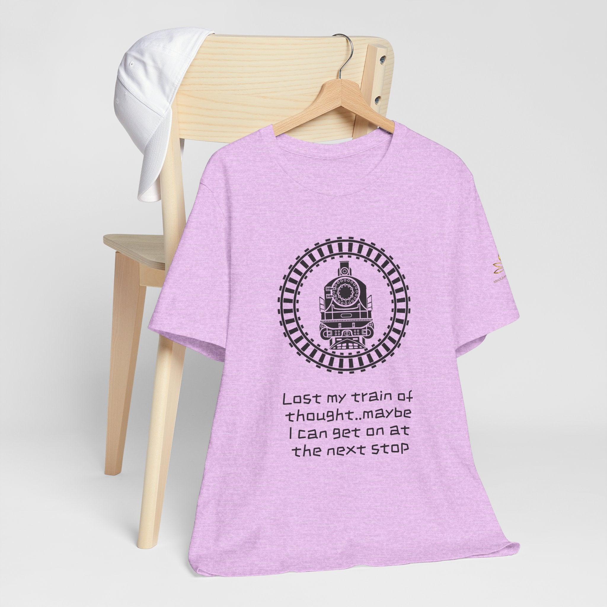 Train of Thought T-Shirt — 'Lost my train of thought... maybe I can get on at the next stop'