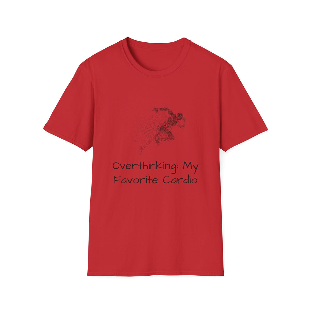 "Overthinking: My Favorite Cardio" Runner Graphic Tee