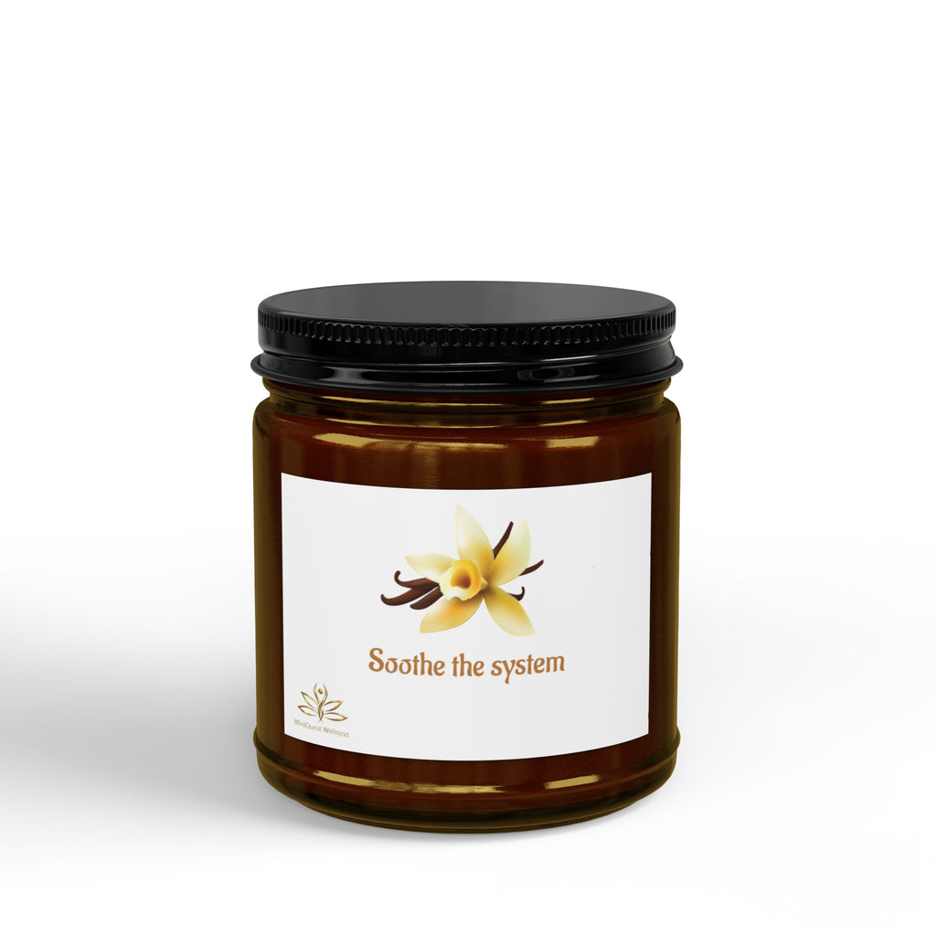 Soothe the System,  Soy Candles with Black Lid, (4 and 9oz)